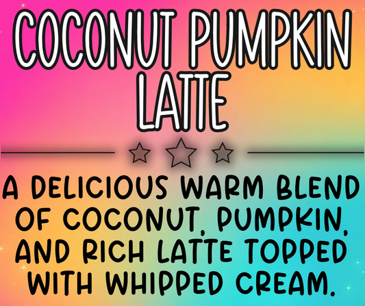 Coconut Pumpkin Latte