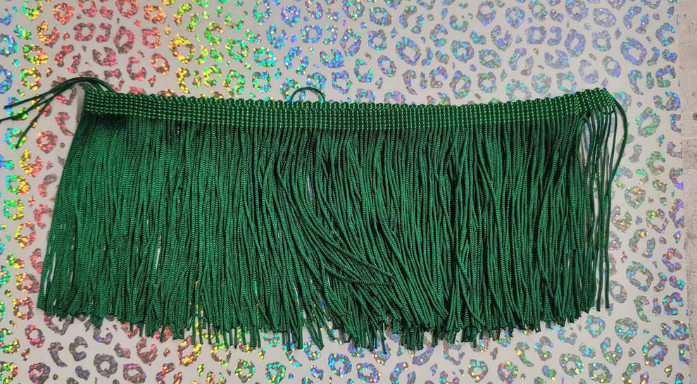 4" Green Fringe