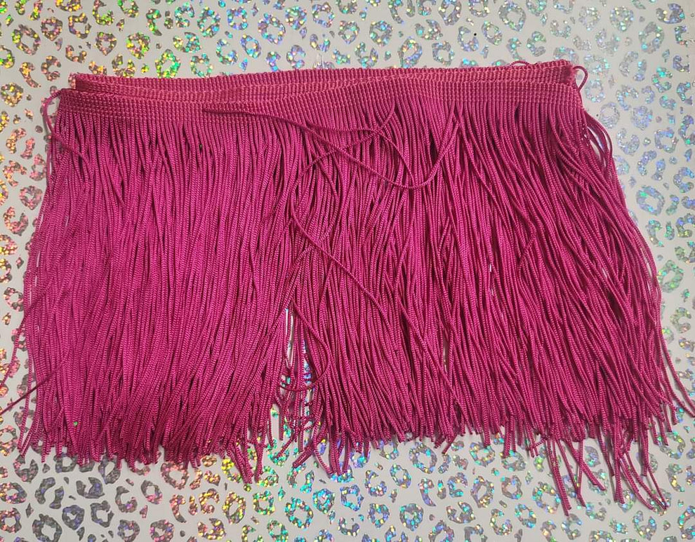 6" Magenta Fringe