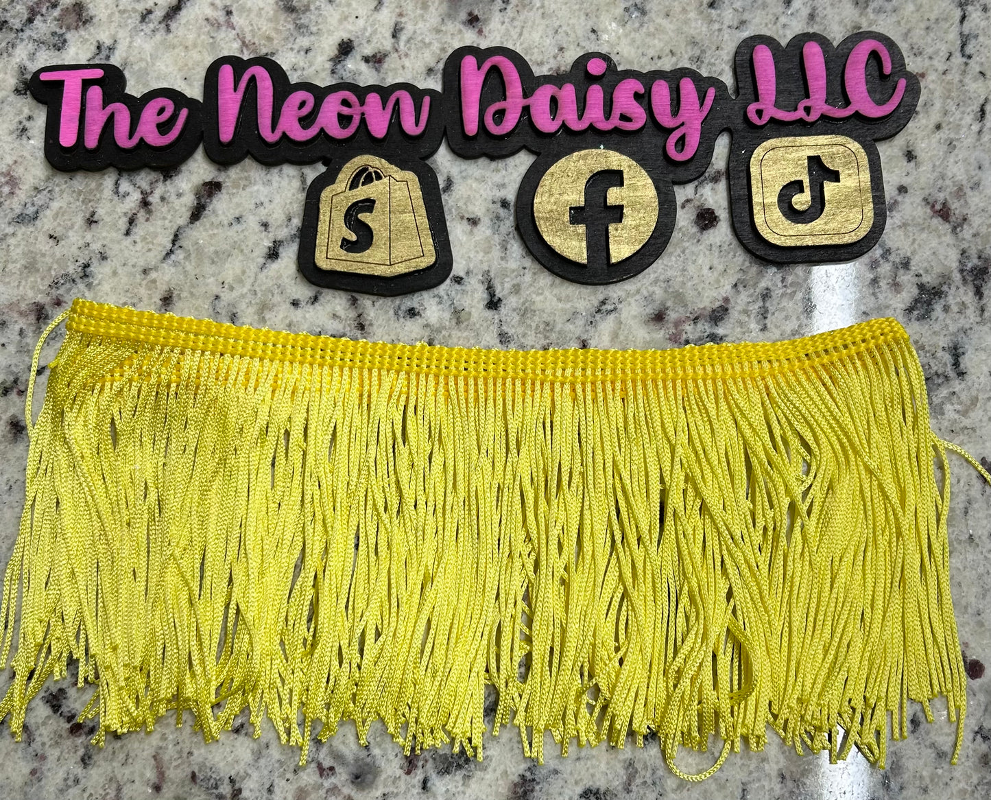 4” Yellow Fringe