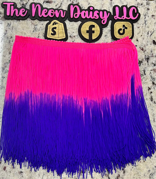 Pink/Purple Ombre Fringe