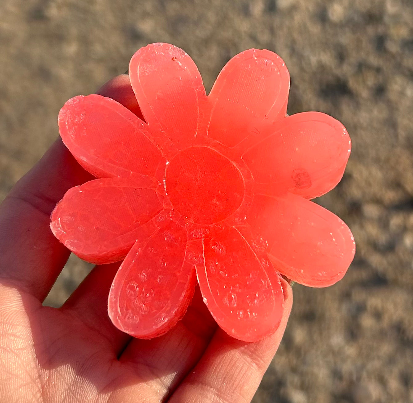 Coral/Orange- Glow in the Dark Powder