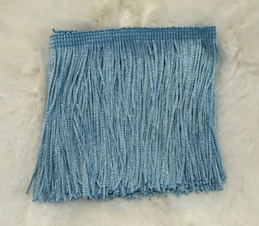 4" Light Blue Fringe