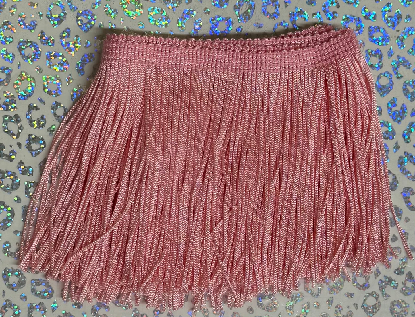 4” Bubbalicious Pink Fringe