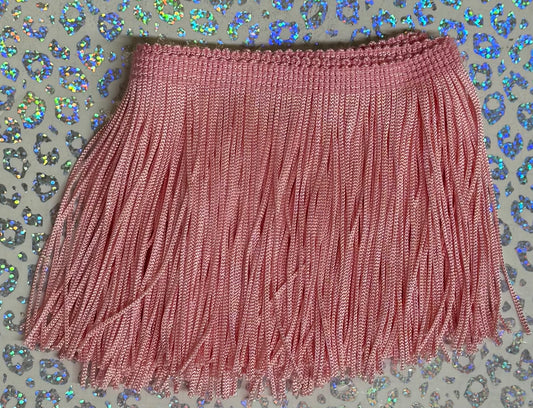 4” Bubbalicious Pink Fringe