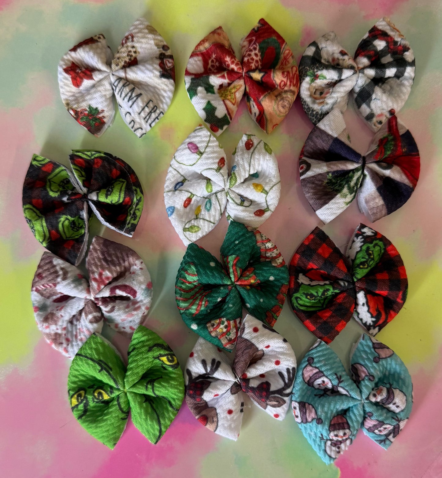 Christmas/Winter Mix- Bullet Bow
