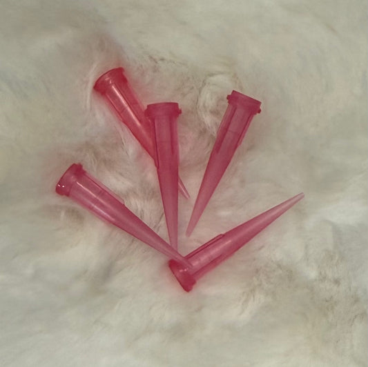 20G (Pink) Tapered Tip (Set of 5)