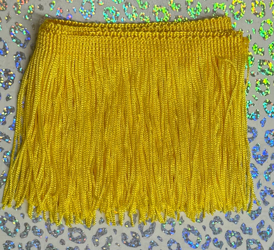 4" Yellow Fringe