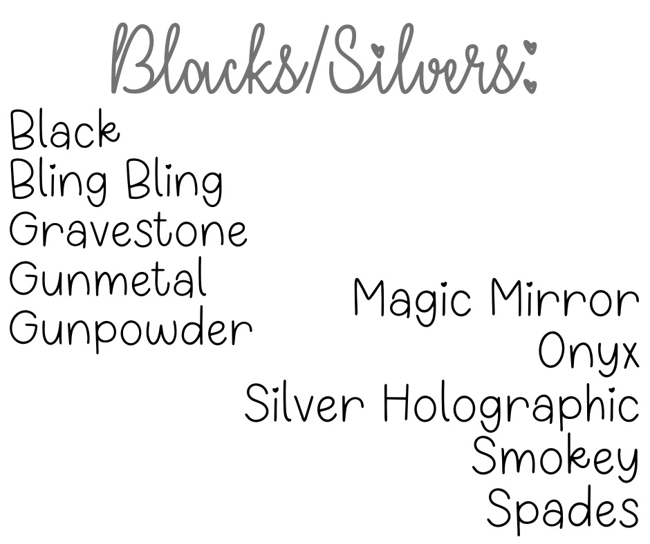 Glitter Dust Sample Bundles