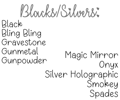 Glitter Dust Sample Bundles