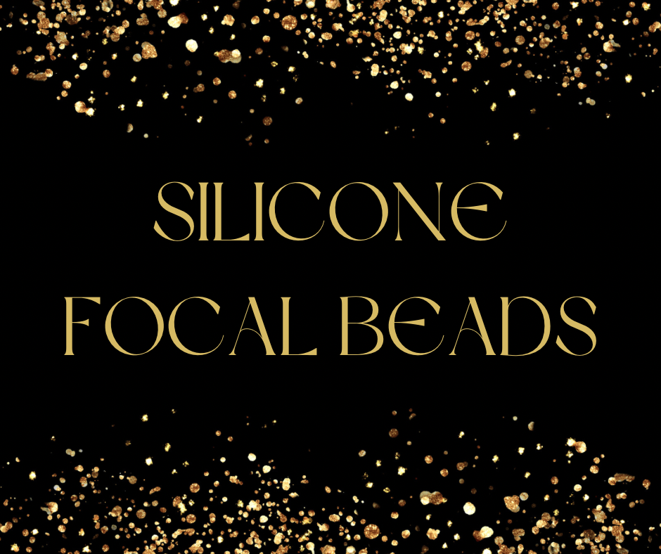 Silicone Focal Bead- Packs of 3