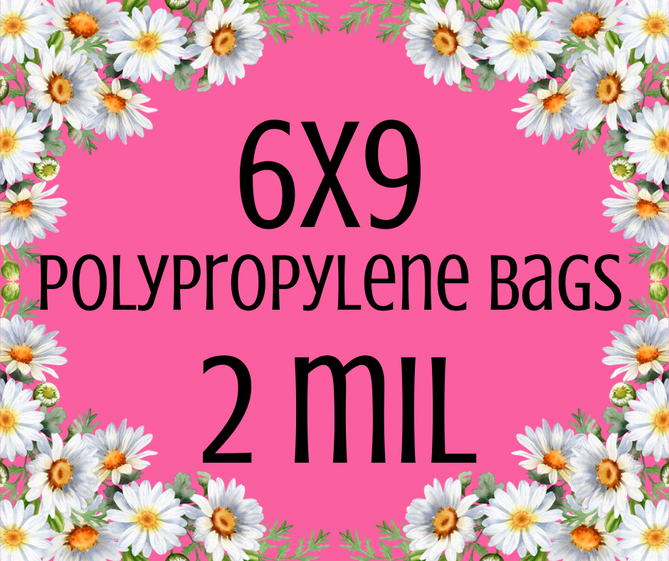 6x9 Polypropylene Bags (2 mil)
