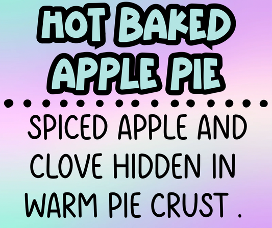 Hot Baked Apple Pie