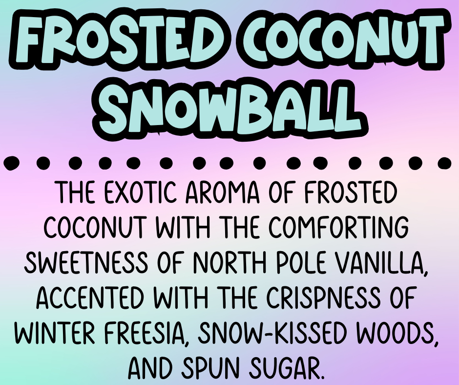Frosted Coconut Snowball
