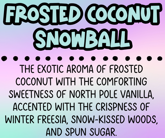 Frosted Coconut Snowball