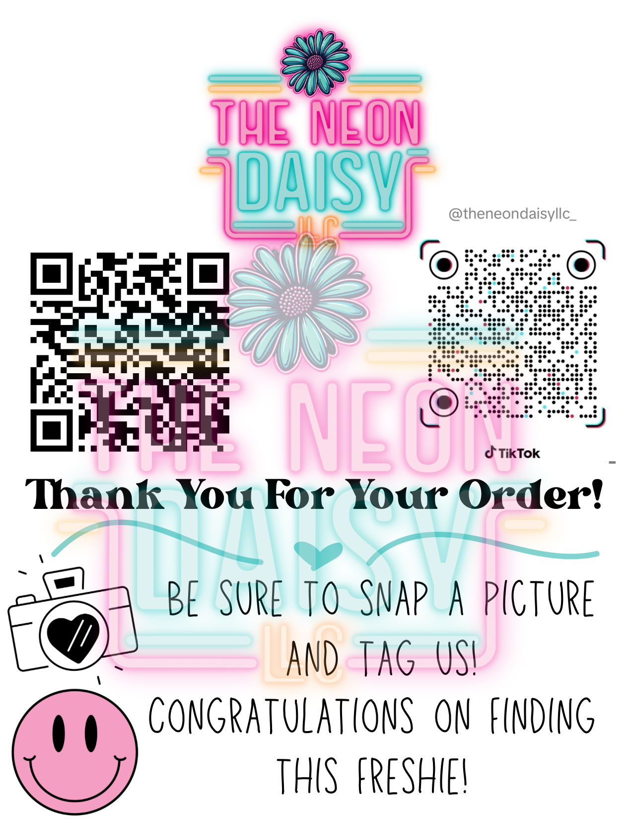 You Found A Freshie- Postcard (4 In A Set) (Double Sided)