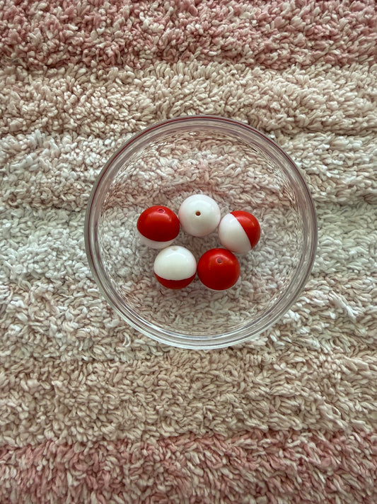 20mm Bobber Bubblegum Beads (5 Beads In A Pack)