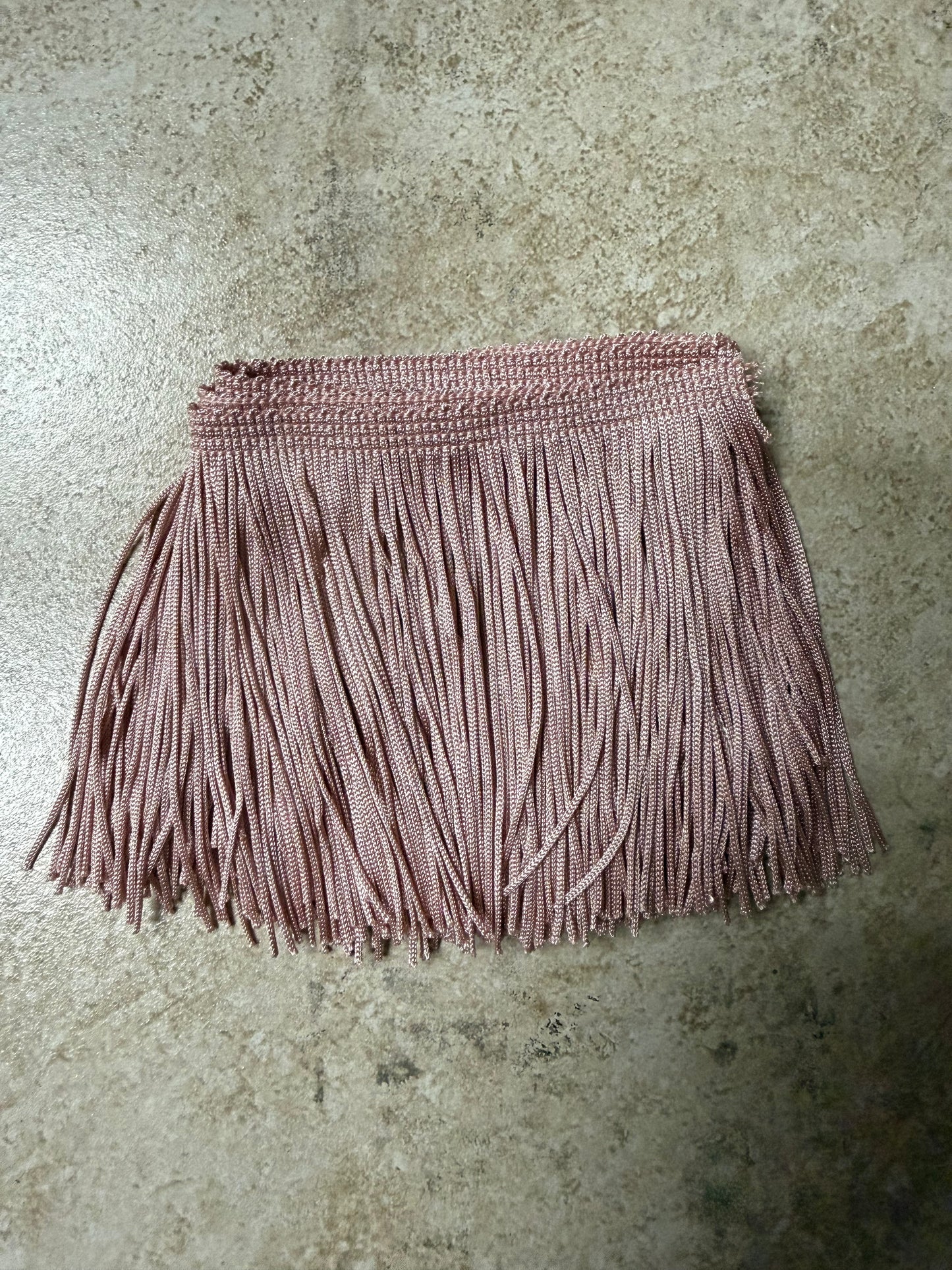 4” Dusty Pink Fringe