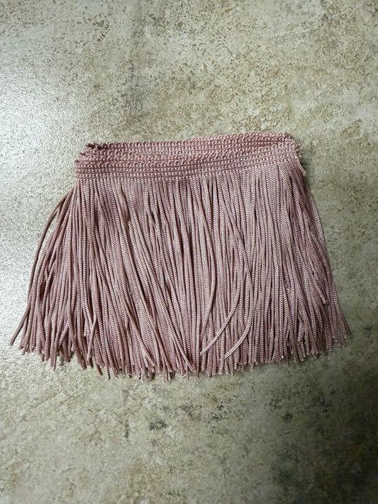 4” Dusty Pink Fringe