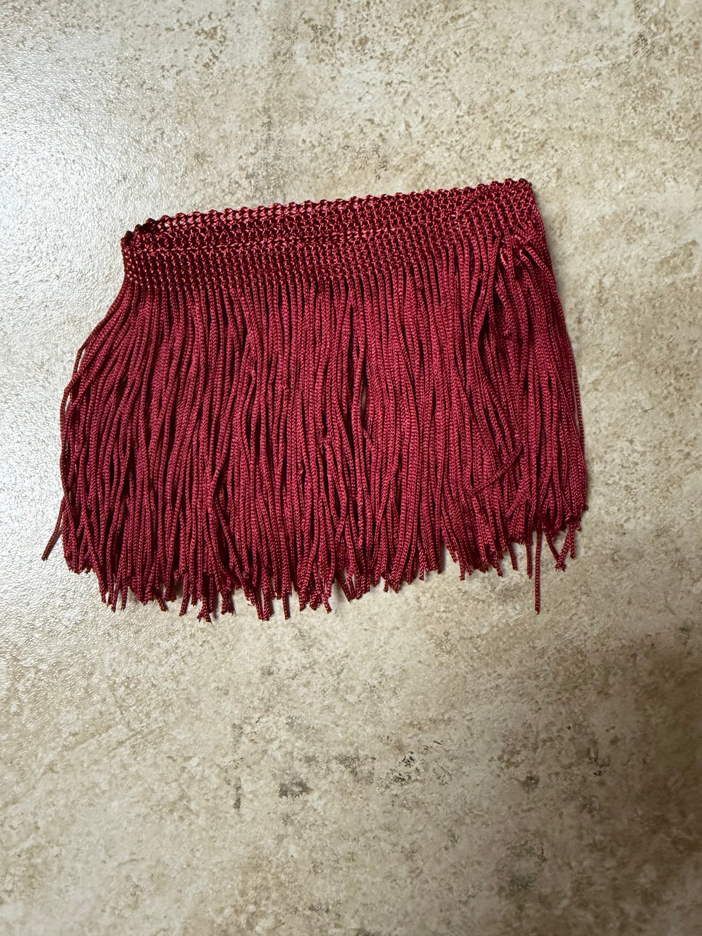 4" Wine Fringe **FINAL STOCK**