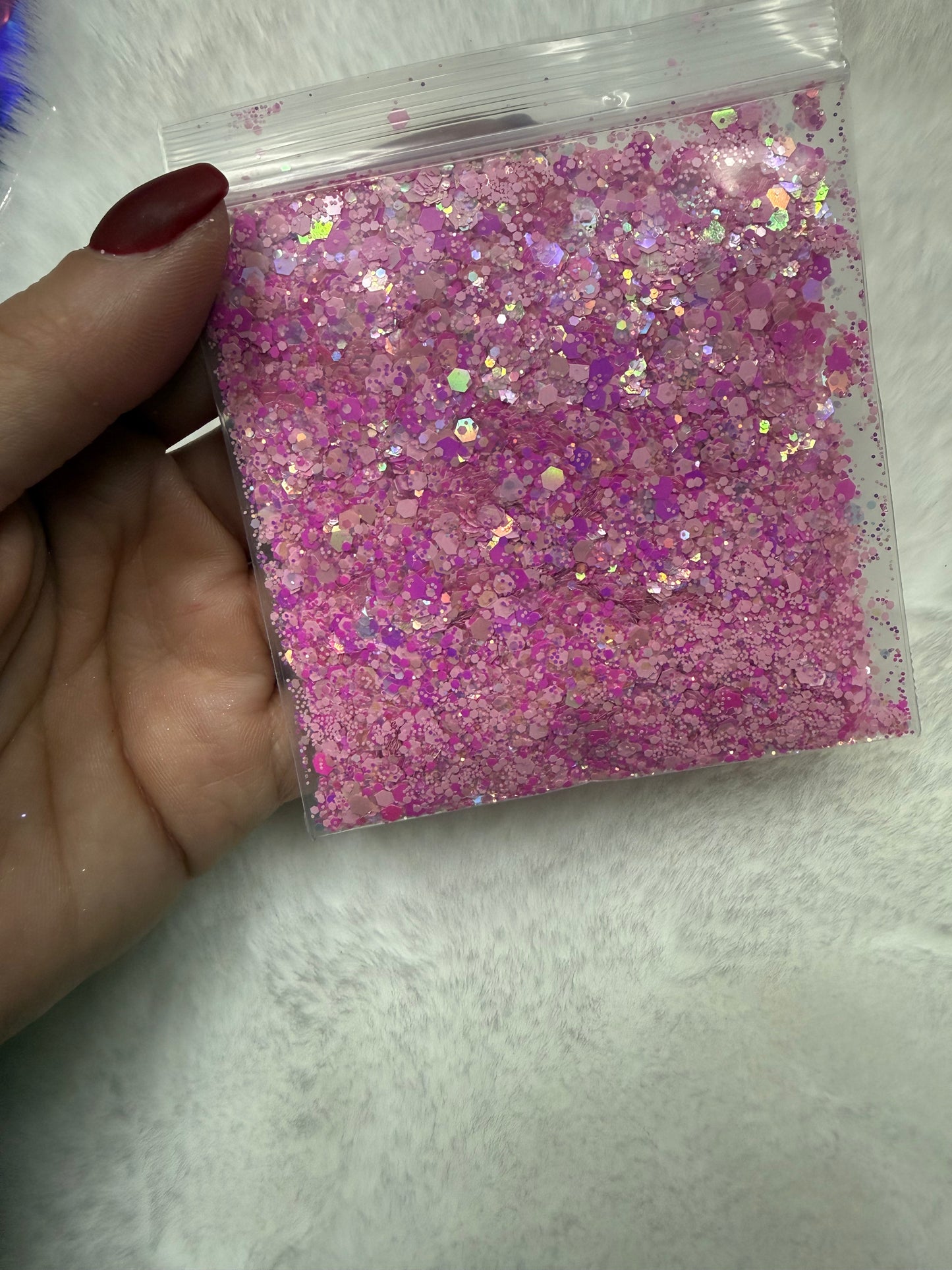 Pink Diamond - Chunky Mix Glitter