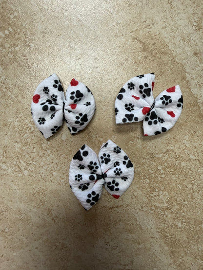 Paw Print - Bullet Bow
