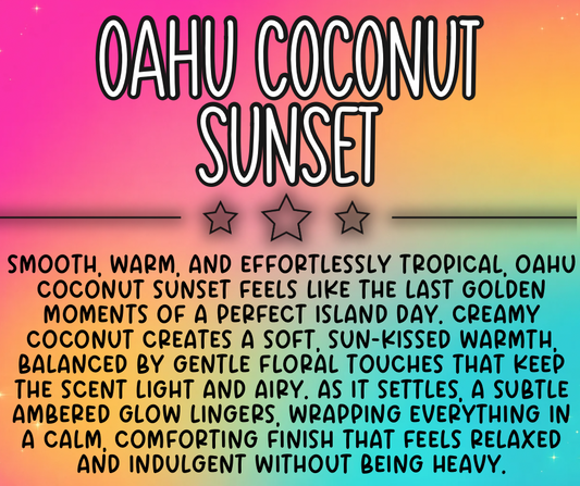 Oahu Coconut Sunset