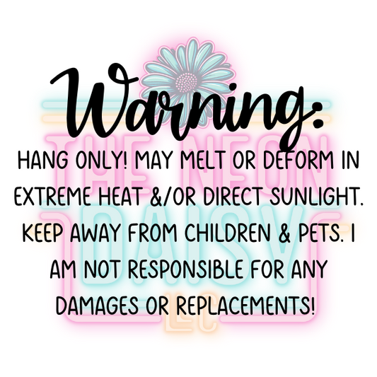 2" Square Warning Label- 100 Labels In A Bundle