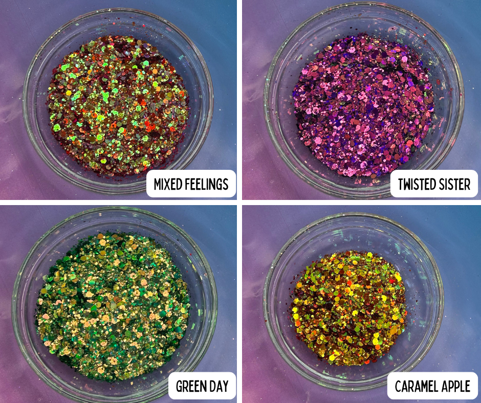 Color Shift- Chunky Mix Glitter Bundle- (Set of 4)